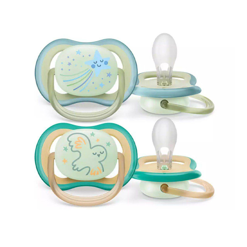 پستانک دو عددی ارتودنسی اونت شب تاب