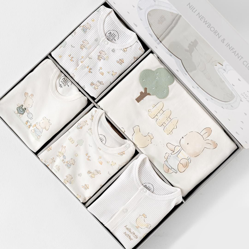 ست بیمارستانی 13 تکه نوزادی طرح مزرعه حیوانات نیلی NILI